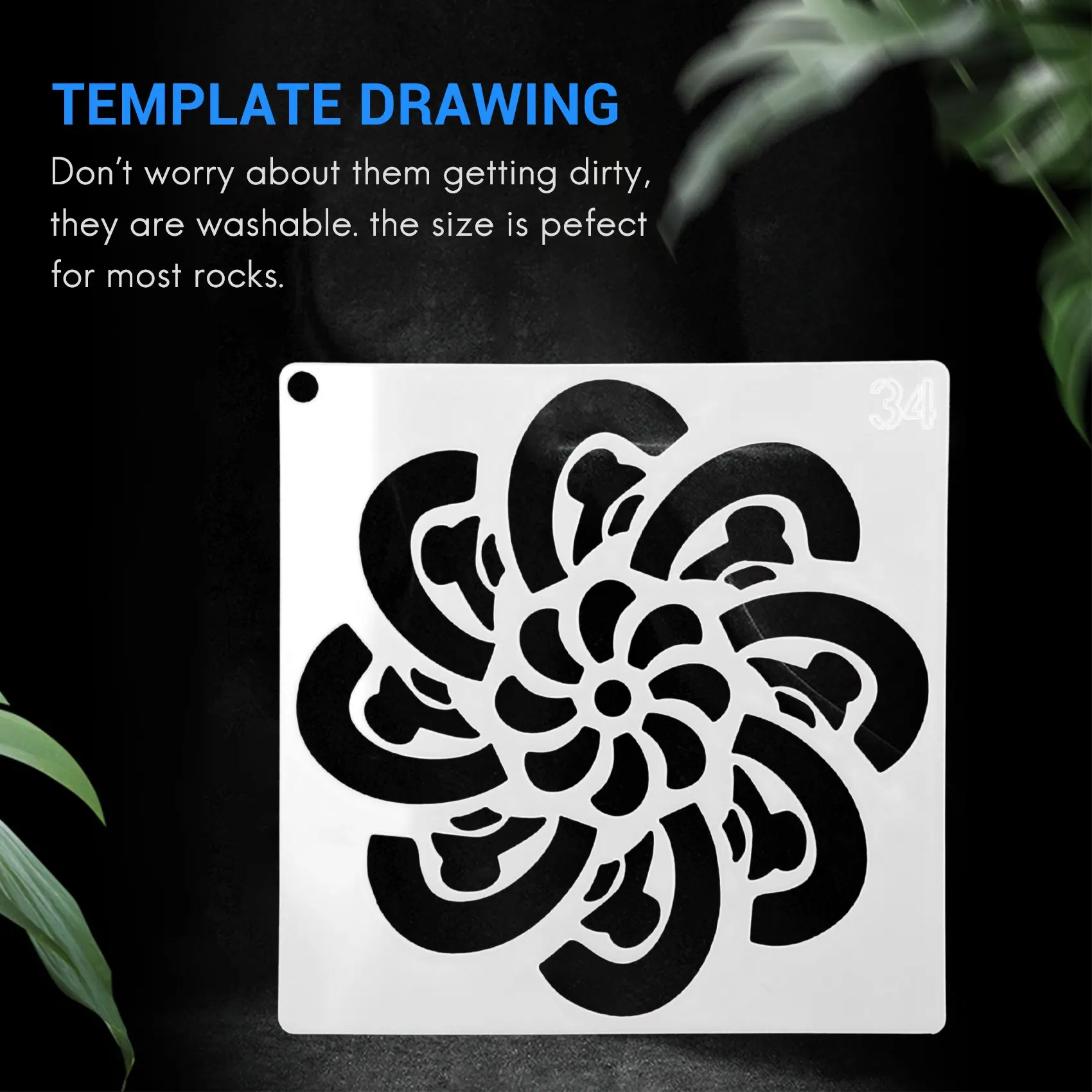 36Pcs Mandala Painting Templates Perfect For DIY Rock Painting Art Canvas Wood Furniture Cards Painting