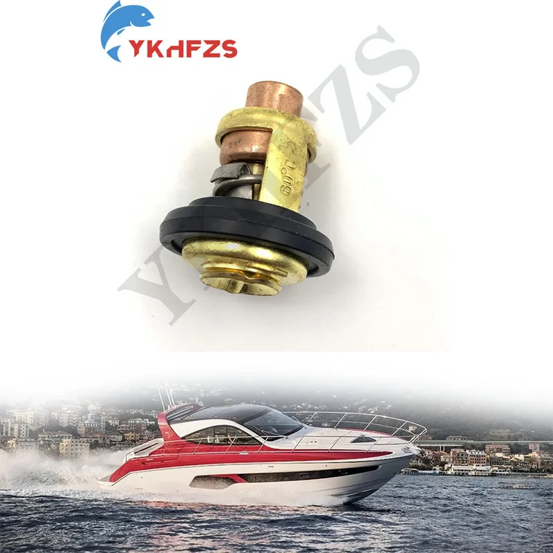 

Термостат 6D9-12411-00 6G8-12411-01 6G8-12411-02 для 4-тактного подвесного мотора Yamaha 60 л.с. F60A F60C F60F 60CV 6D9-12411