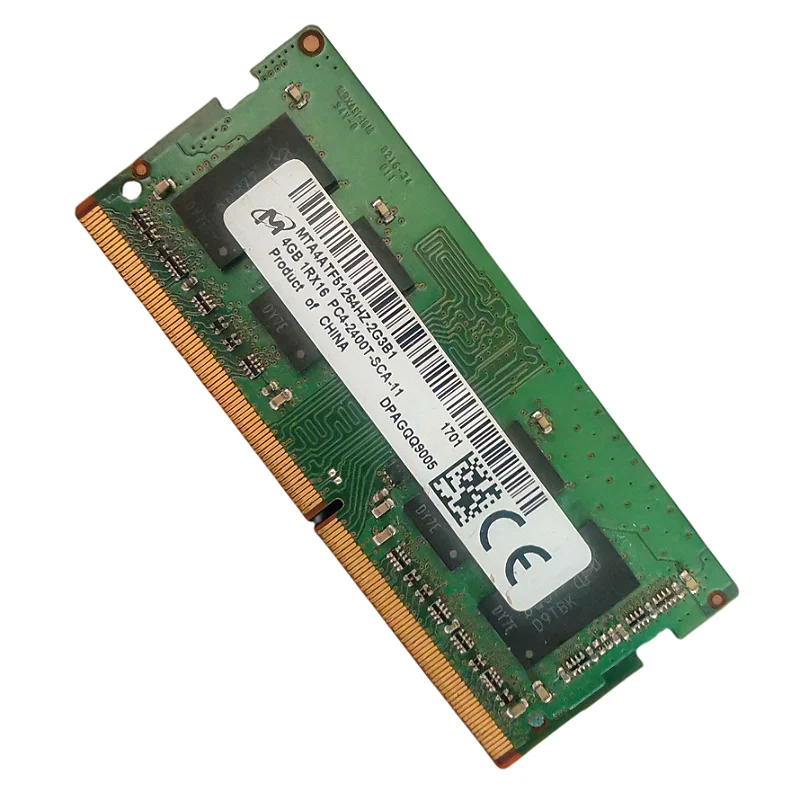 

Micron RAMS DDR4 4GB 2400MHz Laptop memory ddr4 4GB 1RX16 PC4-2400T-SCO/SCA-11 SODIMM laptop 1.2V Notebook memoria 1PCS