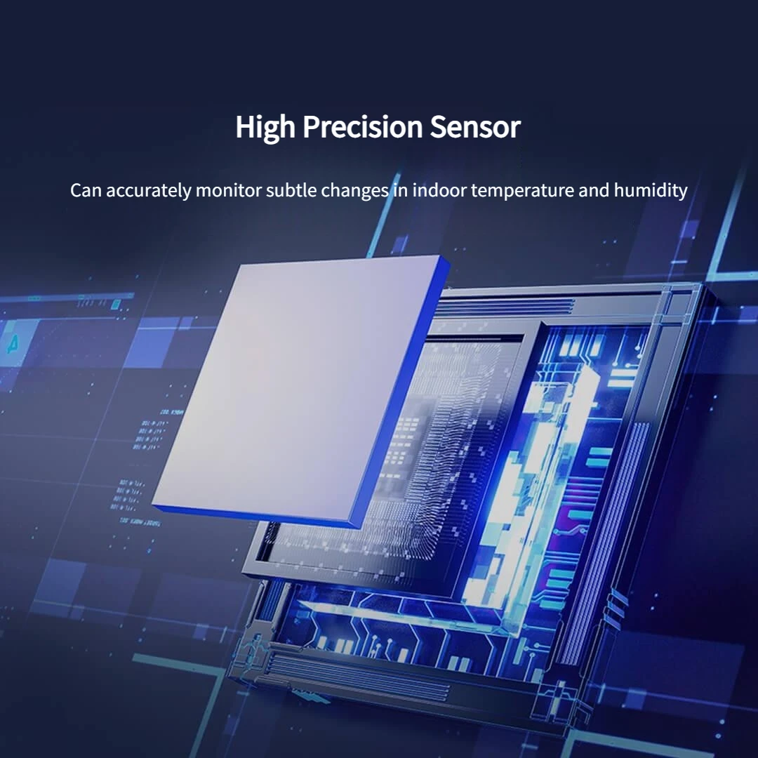 MiaoMiaoCe Intelligent Thermometer Hygrometer Meter Multi Function Clock Digital Display Weather Station Sensor for Home