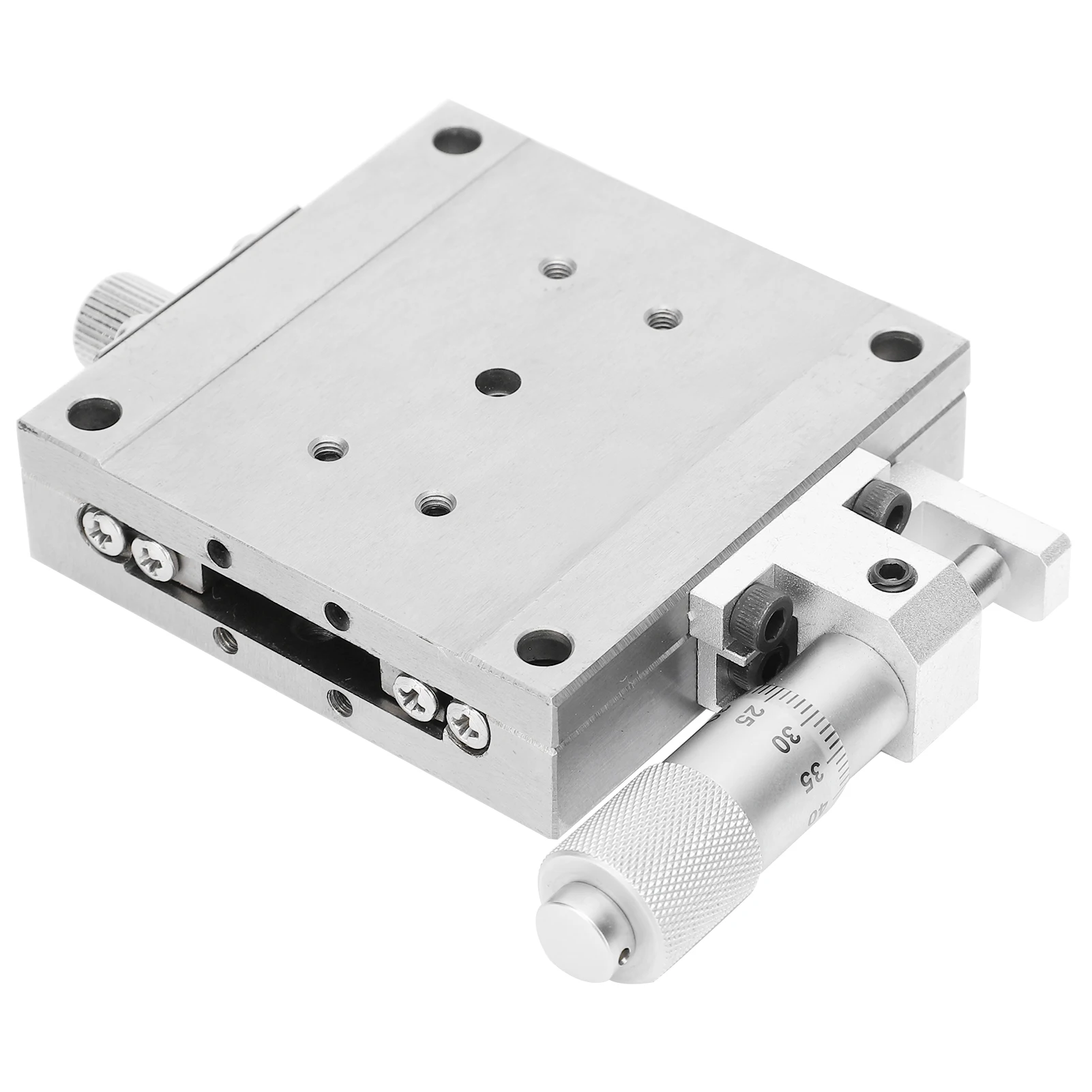 60x60mm Sliding Stage Linear Translation Manual Fine Tuning Trimming Platform MXGS60