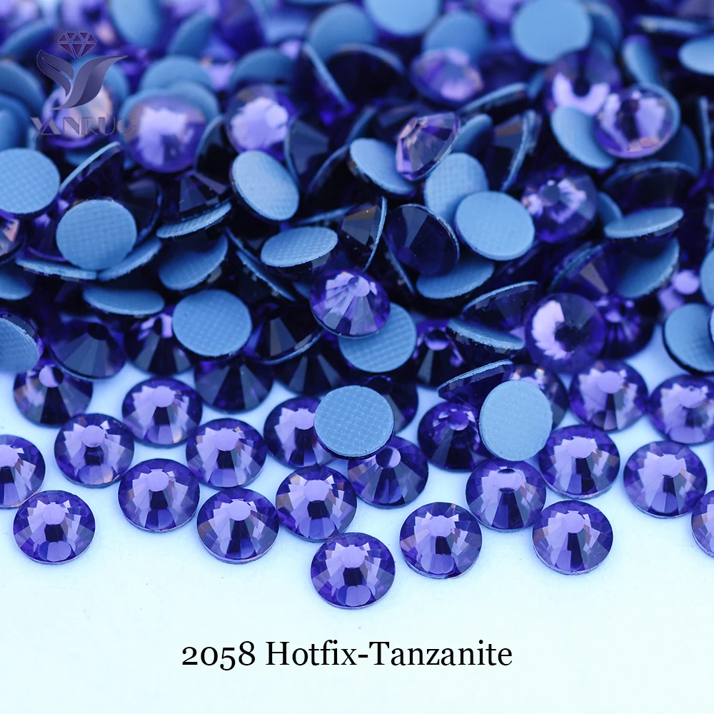 YANRUO 2058HF SS4-SS30 Hotfix Strass-Kristalle mit Klebstoff, Nähperlen, Applikationen für Schuhe und Taschen – Detail 7