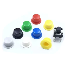 100pcs 5.6*6.9mm Button Cap Push Button Switch Cap Round Switch Cap for 6*6mm Square Tactile Switches