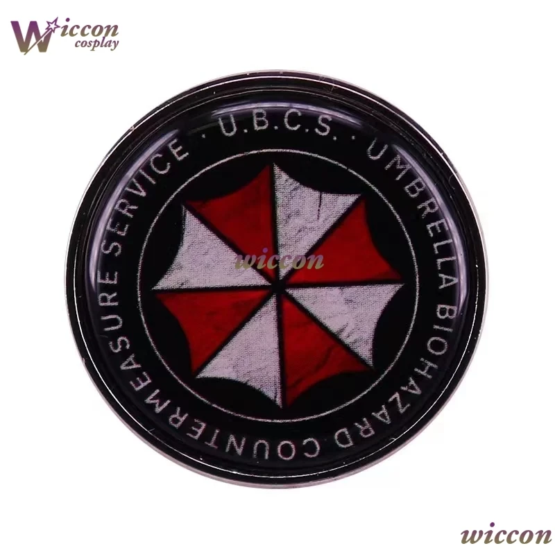 Resident Cos Evil Company First Aid Kit with Embroidered Badge, Popcorn Insulated Bag Cosplay Prop for Halloween Role Play view 2