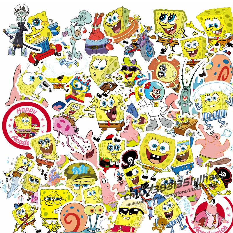 50pc Disney Stickers for Stitch Lion King Pokemon Hello Kitty Doraemon Frozen Spiderman Anime Cars Sticker Pack for Bags S10014