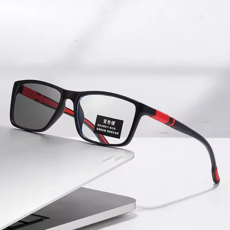 Photochromic Anti Blue Light Outdoor Sports Cycling Ultra Light High-definition Color Changing Myopia Glasses 0 -0.5 -0.75 -1.25 - Image 7