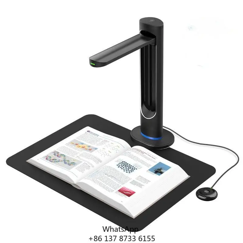 High Resolution True 48MP A3 Document Scanner With Text-to-Speech 4K 30fps USB For Office And Home Use