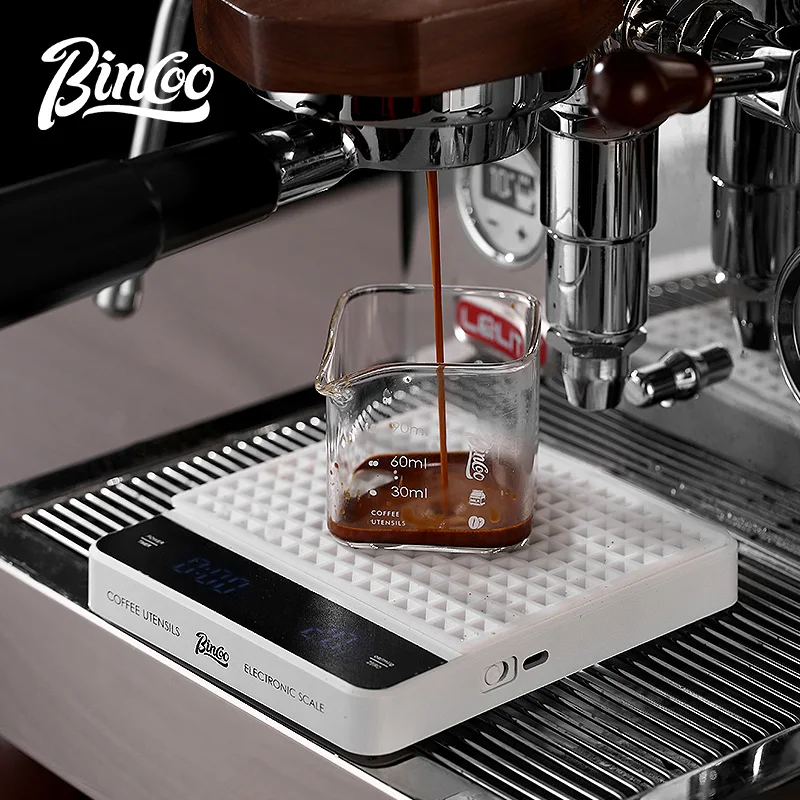 Bincoo Bilancia da caffè professionale Bilancia digitale Preparazione manuale Temporizzazione automatica Pesatura Ricarica intelligente Cucina domestica Piccola cottura