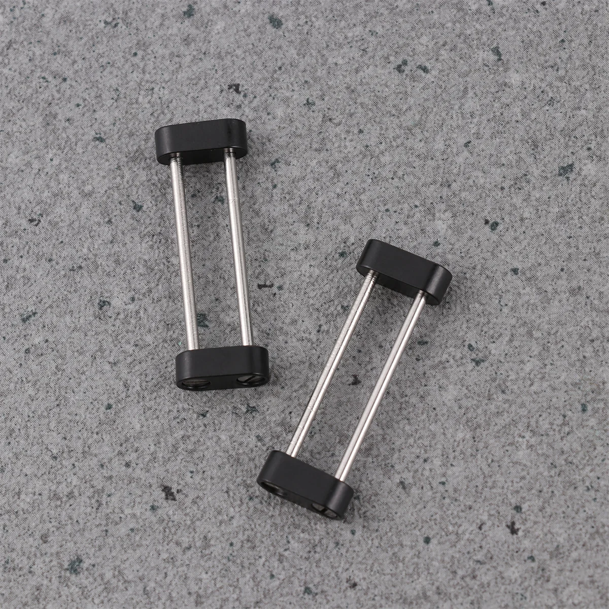 1 set Stainless Steel Watch Strap Connecting Ring Set No Fit Connector For Band Tool Included Black Silver Watch Band