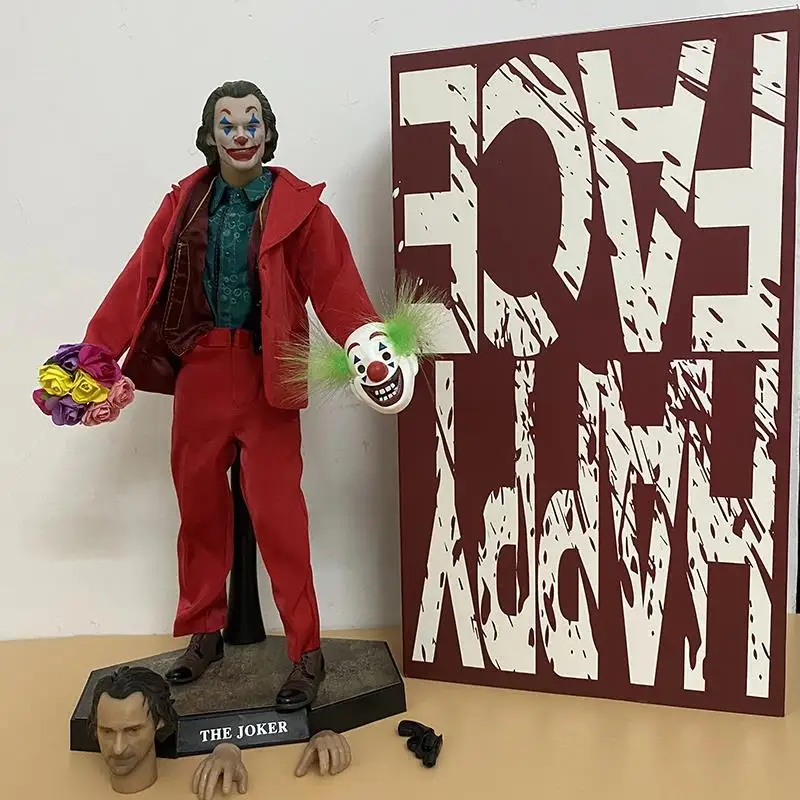 HC Hot Toys Joker Figure The Comedian Play Arts Clown Male Jacques Phoenix The Dark Knight Articulated Joints Collectible Toys