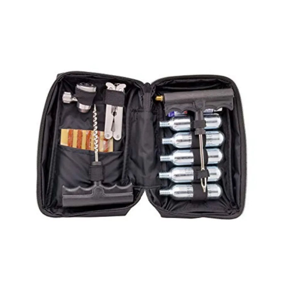 

CO2 Motorcycle ATV Flat Repair Kit Tubeless Tire Repair Kit
