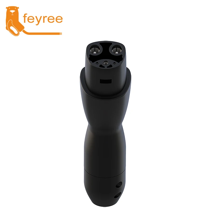 Feyree TS-NACS soquete carregador de carro elétrico, EV Plug, 16A, 32A, 40A, 50A, atual lado do carro elétrico para o modelo 3, X, Y, S