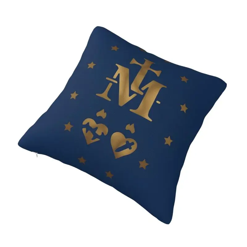 Custom Miraculeuse Medal Of Our Lady Of Grace Throw Pillowcase Nordic Cushion Cover Soft Pillowcase