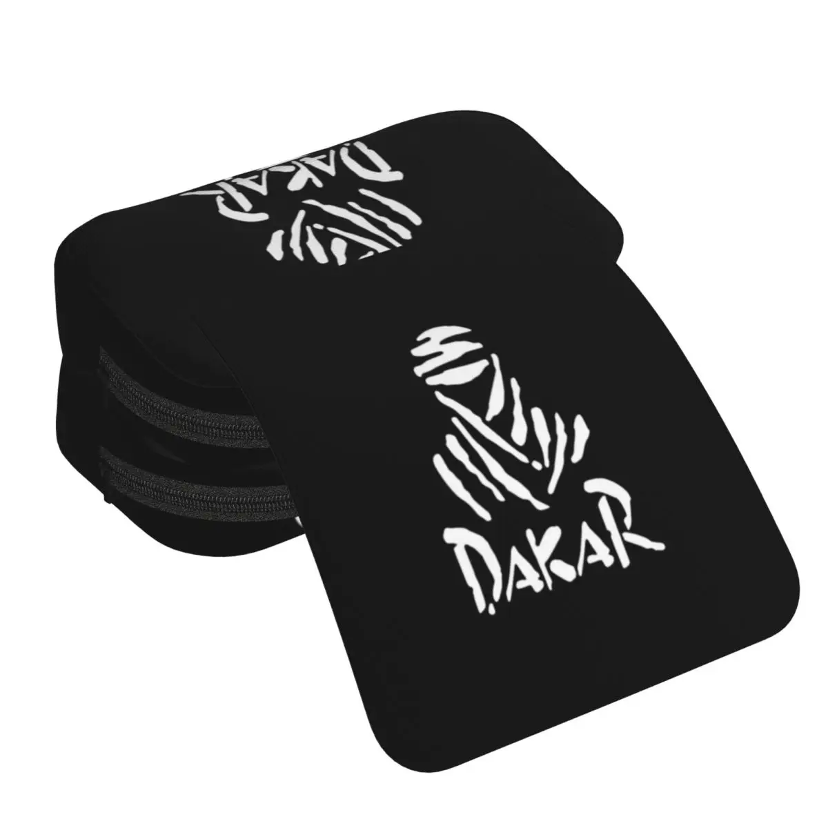 Dakar Rally Motorcycle Pencil Case Pencil Pouch Hard Shell Leather Big Capacity Pen Box Pencil Bag for Students School