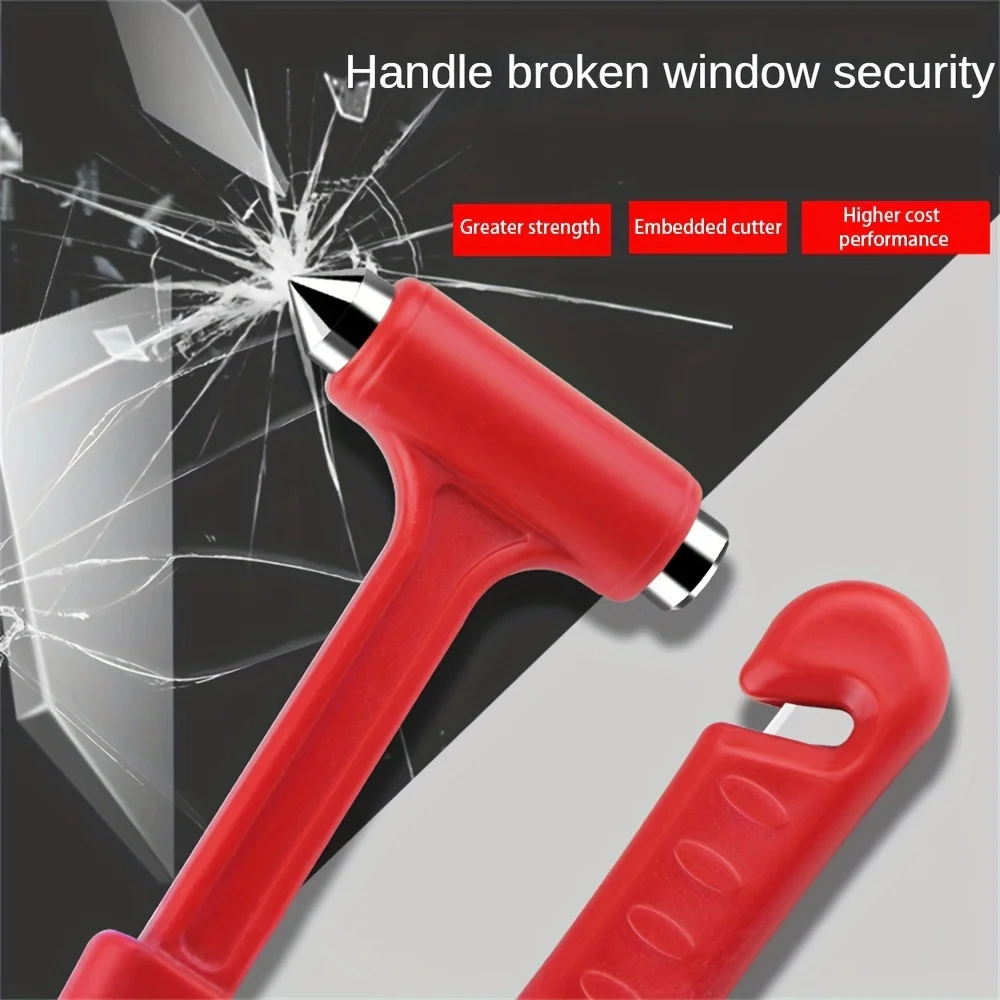 Portable Universal Practical Car Safety Hammer, Plastic Car Rescue Tool, Emergency Escape Tool