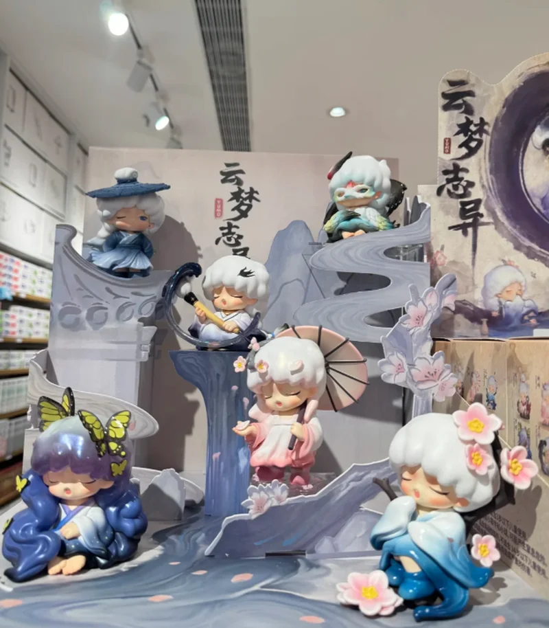 YUMO Chinesische mythologische Figur zum Sammeln, Blindbox, trendiges Spielzeug, Display, Geschenk für Mädchen, versteckte Ausgabe, nationaler Stil