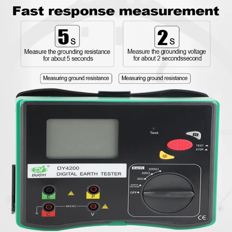 

DY4200 grounding resistance tester protection grounding resistance meter grounding resistance tester