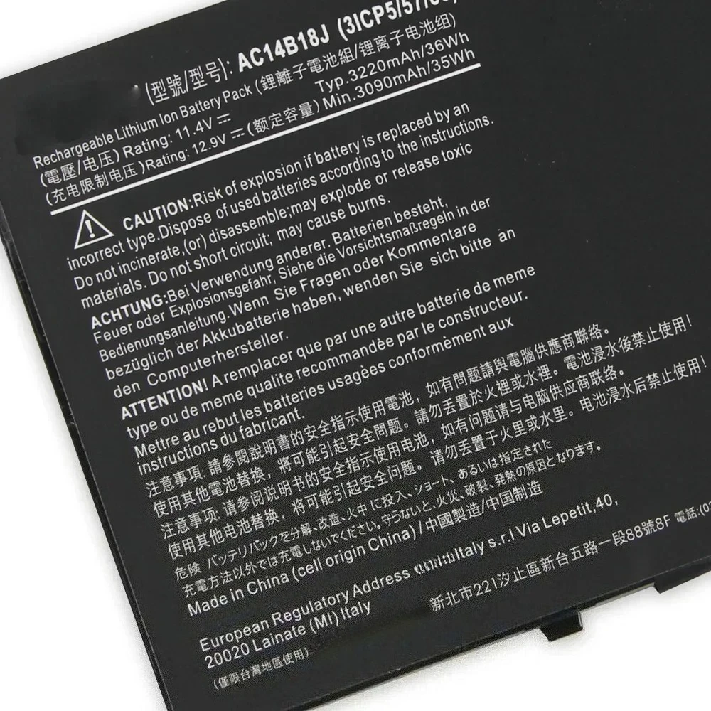 Replacement Battery AC14B18J AC14B13J For Acer MS2394 EX2519 N15W4 ES1-511 ES1-512 V3-111P CB3-531 AspireE11 MS2394 Batteries