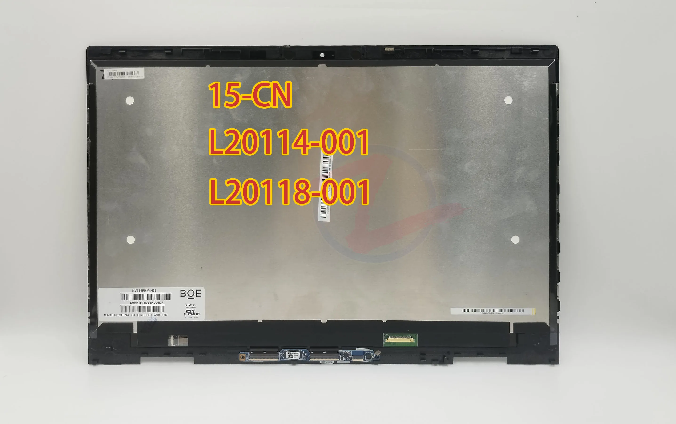 Original 15.6-inch For HP ENVY X360 15-CN 15M-CN 15-CP 15M-CP 15M-CN laptopLCD Touch Screen Assembly Upper L20114-001 L20118-001