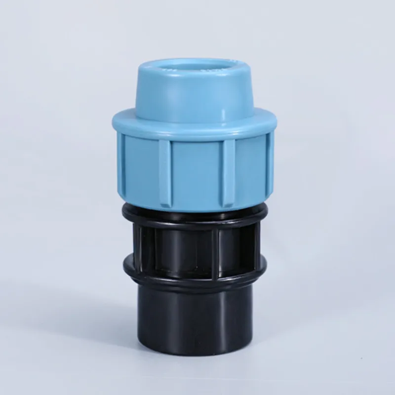 Plastic PE Water Pipe Quick Connection 20/25/32mm Straight Connectors IBC Tank Adapter Plumbing Pipe Fittings