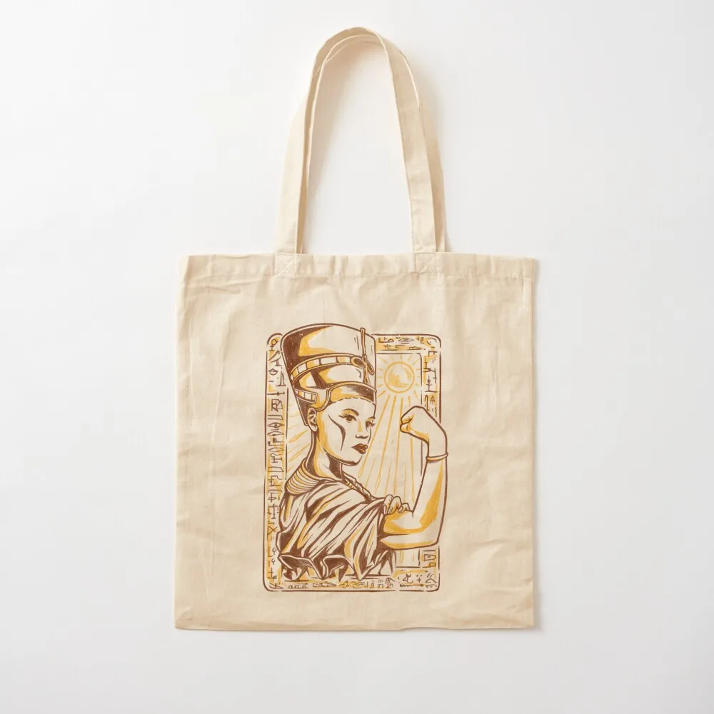 

Queen Nefertiti - Strong Woman - Ancient Egypt Tote Bag Customizable tote bag canvas tote reusable grocery bags Canvas Bag