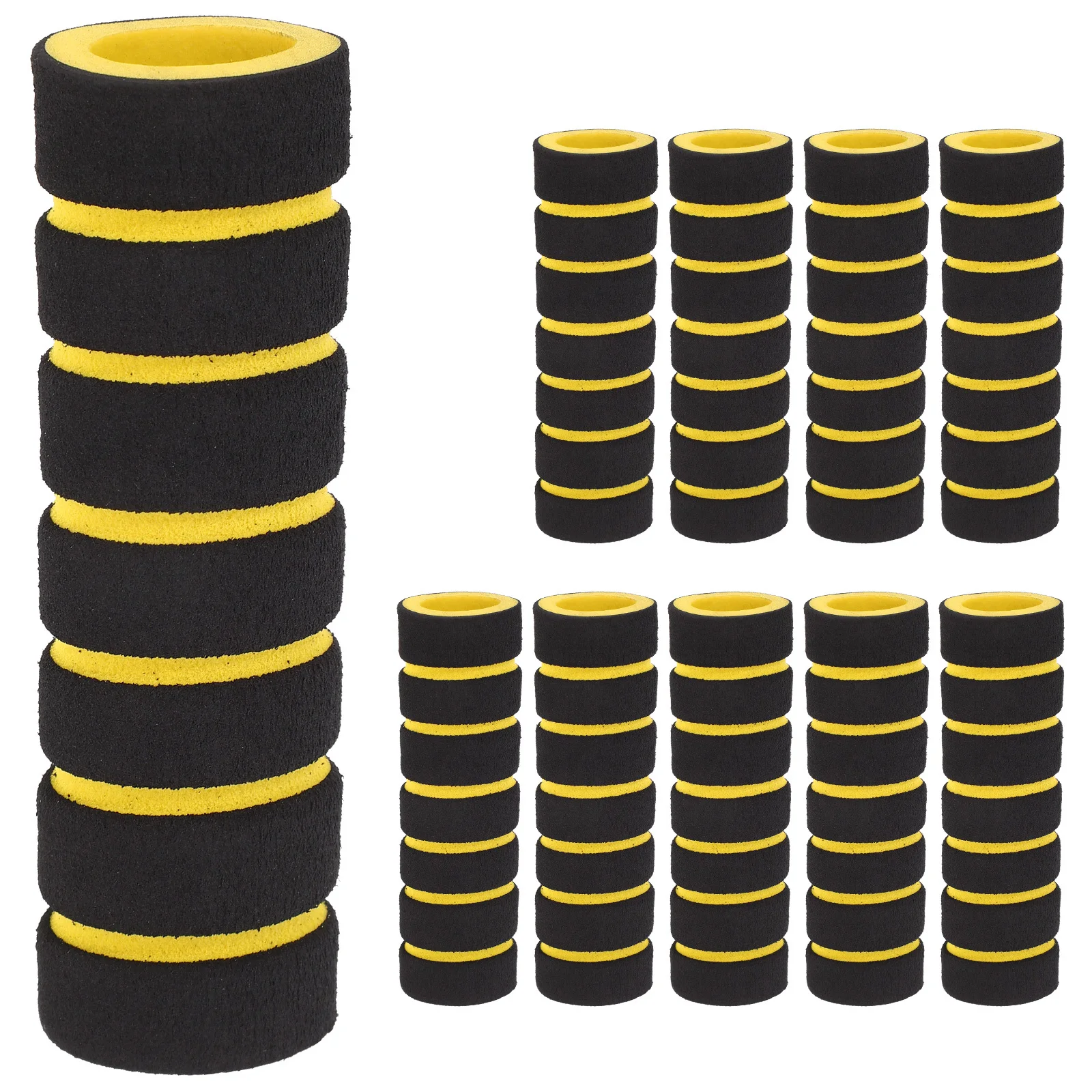 

10Pcs Foam Exercise Roller Pad for Gym Equipment Leg Extension Machine Foot Sponge Replacement Cover Sleeve