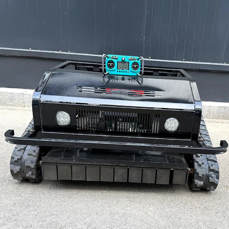 Customized wireless high efficiency self-propelled lawn mower for farm court, weeding robot, industrial grade weed mower
