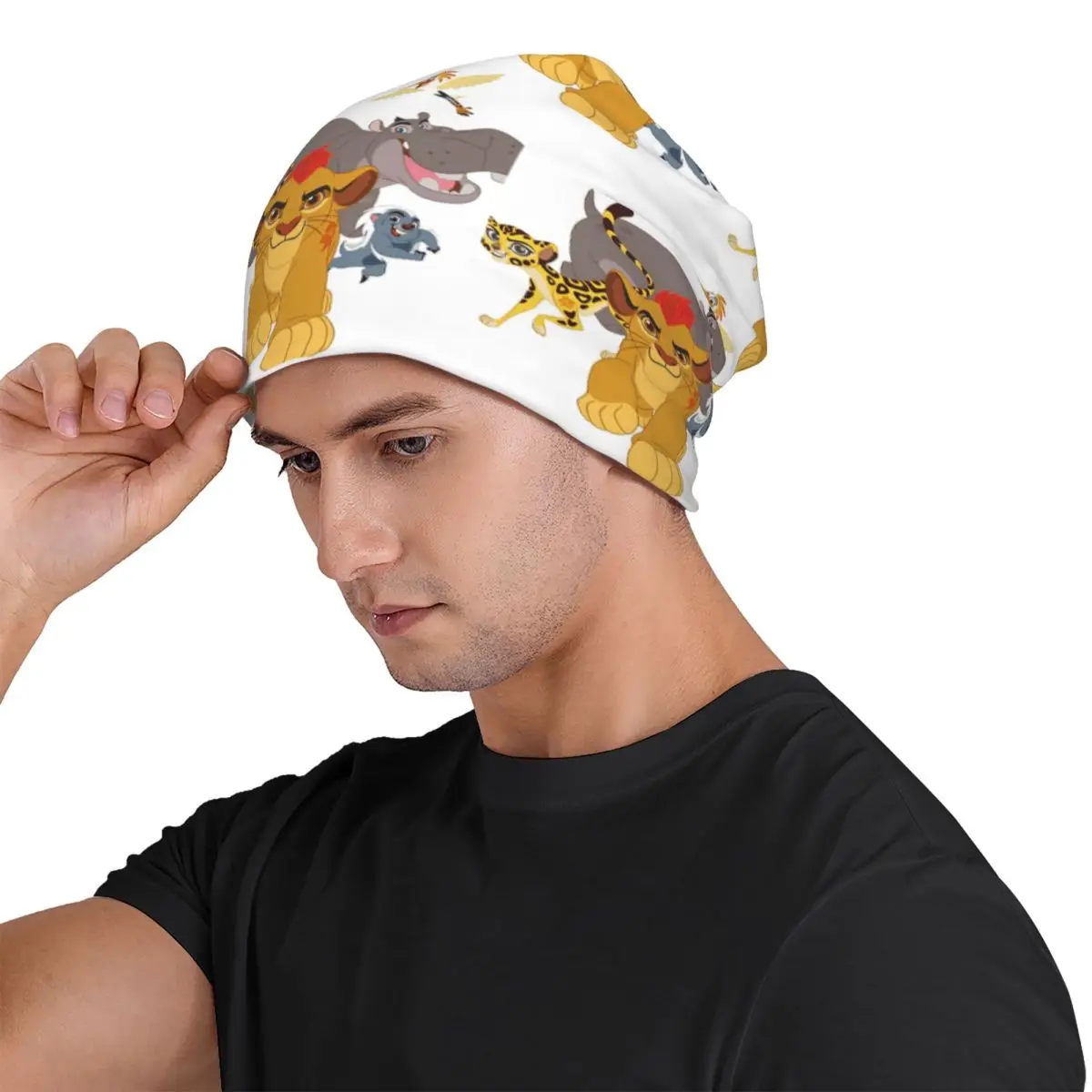 Lion Guard Men Women Adult Beanies Caps Knitted Bonnet Hat Warm Fashion Autumn Winter Outdoor Skullies Hats