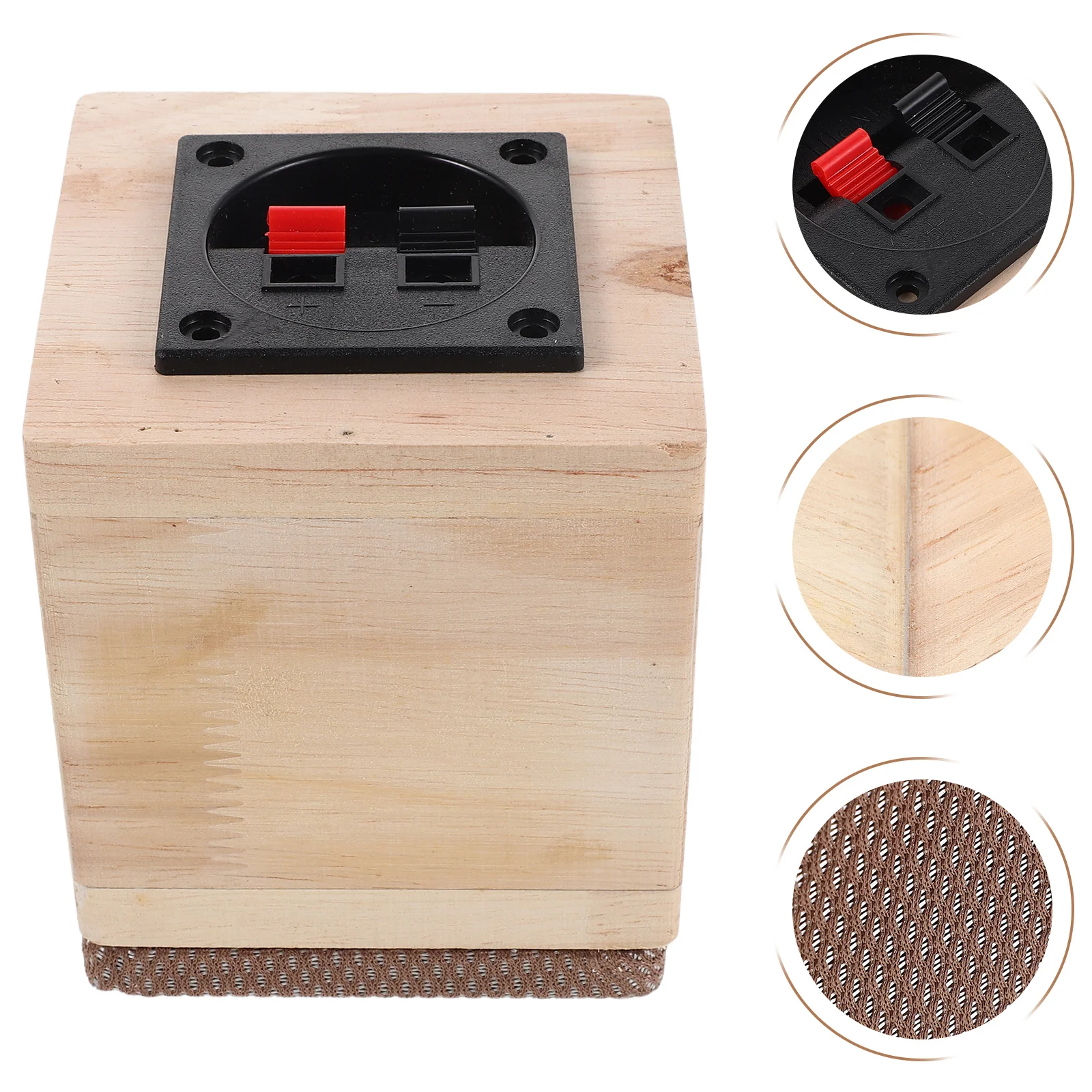 

Car Speaker Box Wooden Speaker Cabinet Truck Vehicle Empty Wood Audio Enclosure Subwoofer Audio Equipment Casing
