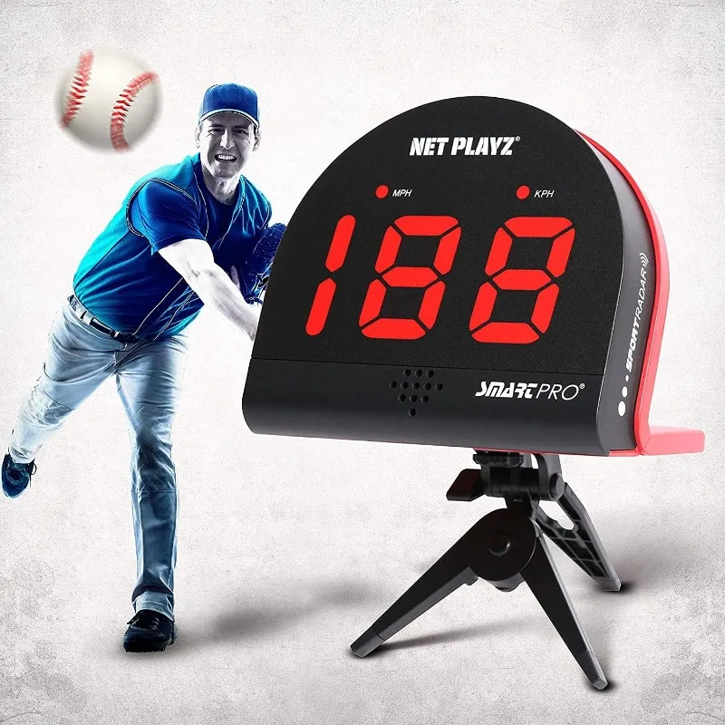 Baseball Radars, Speed Sensors Training Equipment (Hands-Free Radar Guns, Pitching Speed Guns | Baseball Gifts