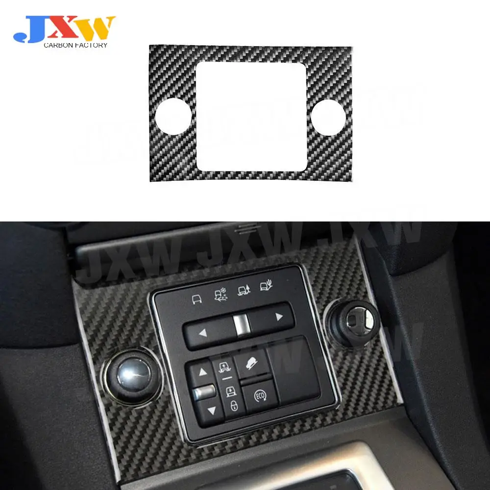 

Carbon Fiber Car Cigarette Lighter Panel Trim Frame Cover Sticker For Land Rover Discovery 4 LR4 2010-2016 Interior Trims