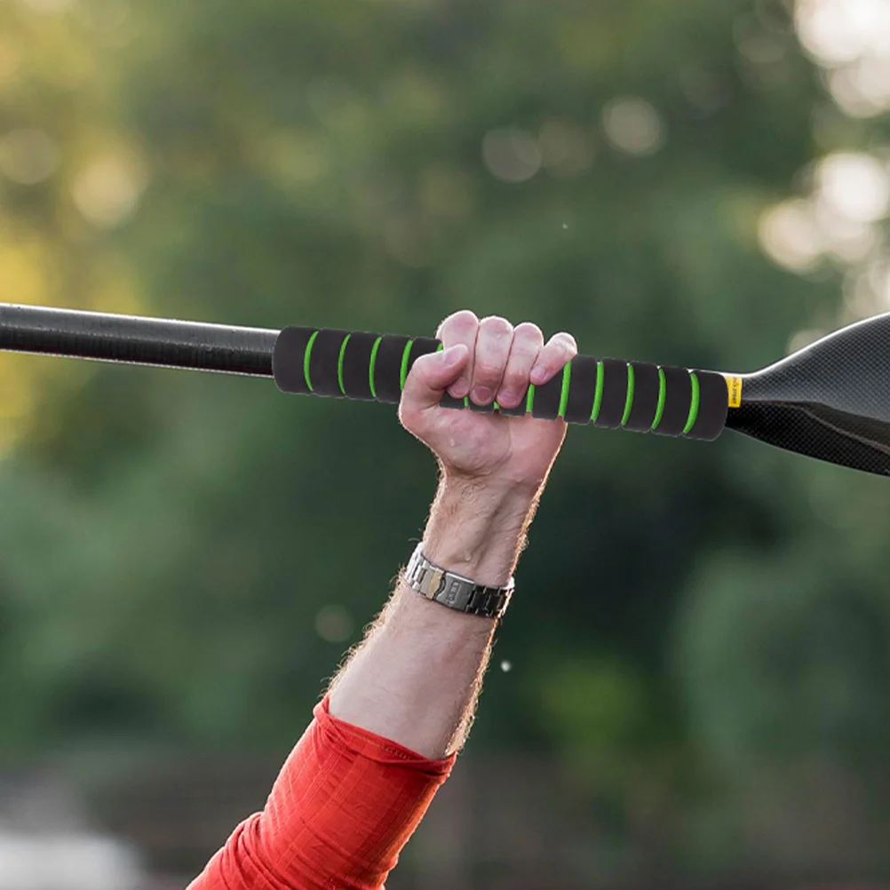 

3Pairs Anti-Slip Kayak Paddle Wraps Soft Sponge Handle Cover Ergonomic Design for Comfortable Paddling Breathable Kayak