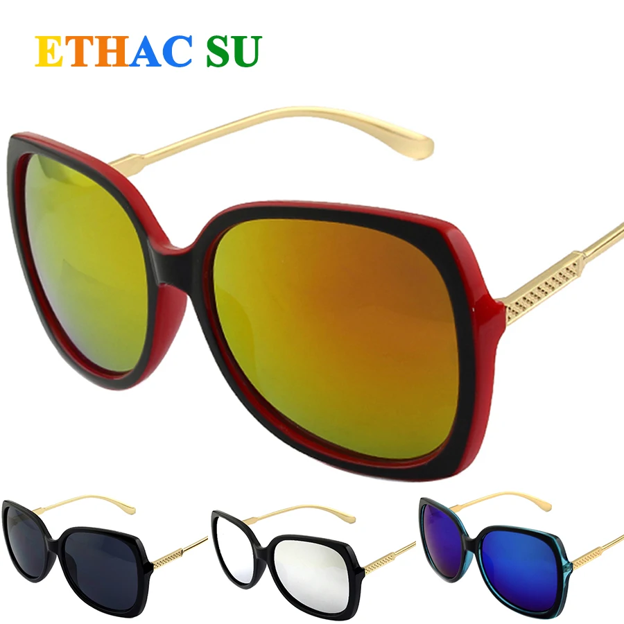 

Солнцезащитные очки большого размера для женщин и мужчин, новый роскошный брендовый дизайн, ретро, для путешествий, овальная оправа, винтажные солнцезащитные очки, женские унисекс, 5 цветов