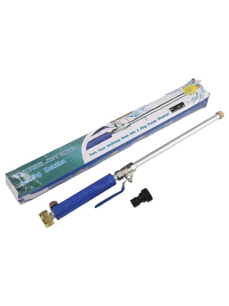 High Pressure Spray Nozzle Wand Compatible with Standard Garden Hoses Tool for Car Washing and Home Cleaning Solutions