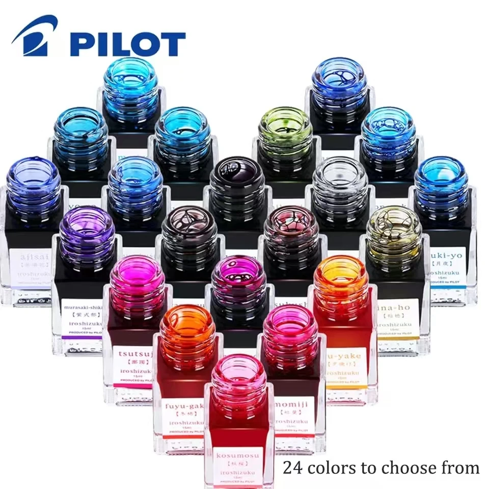 

2026 New Color Original PILOT iroshizuku Bokusui ink Coloring Ink Natural color ink 15ML 24 colors
