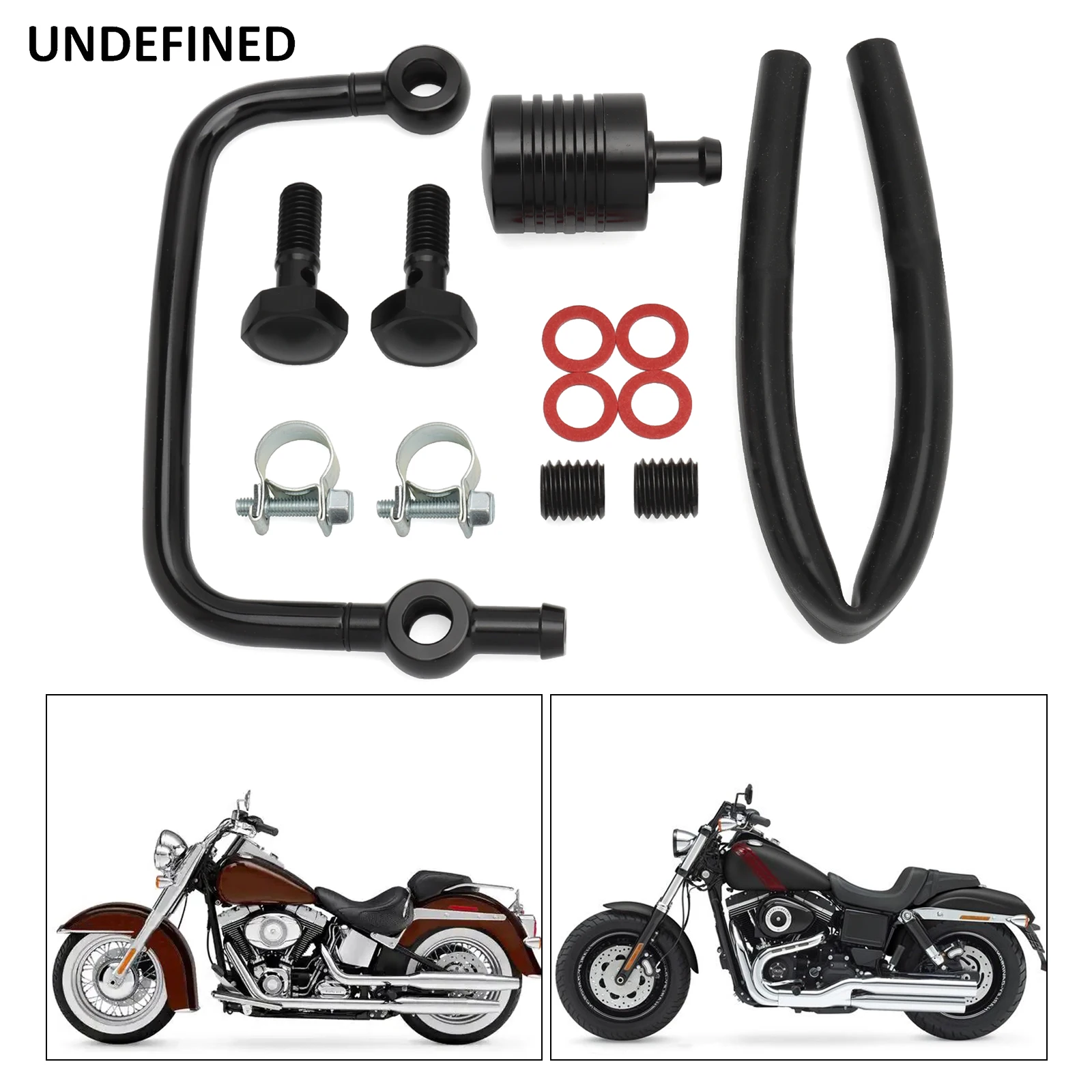 Fit for Harley 1993-2017 Big Twin Touring Road King  Dyna Softail Super Glide Fat Bob Motorcycles Crankcase Breather Bracket Kit