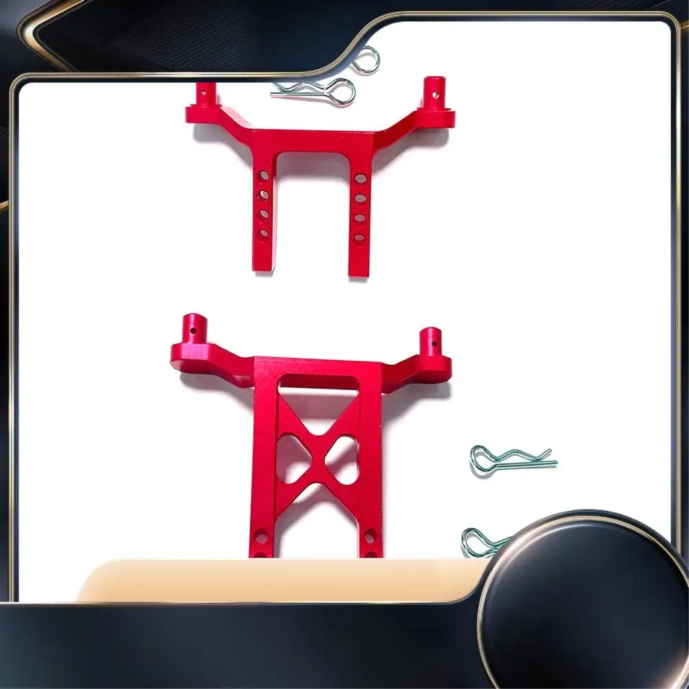 

New Metal Upgrade Parts Kit Caster Block Steering Blocks Suspension Arm For Traxxas Latrax Teton 1/18 RC Car Red Parts-N34R