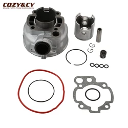Motorcycle 49mm 90cc Big Bore Cylinder Kit For Yamaha DT50 TZR 50 AM6 Minarelli 2 Stroke Engine Parts