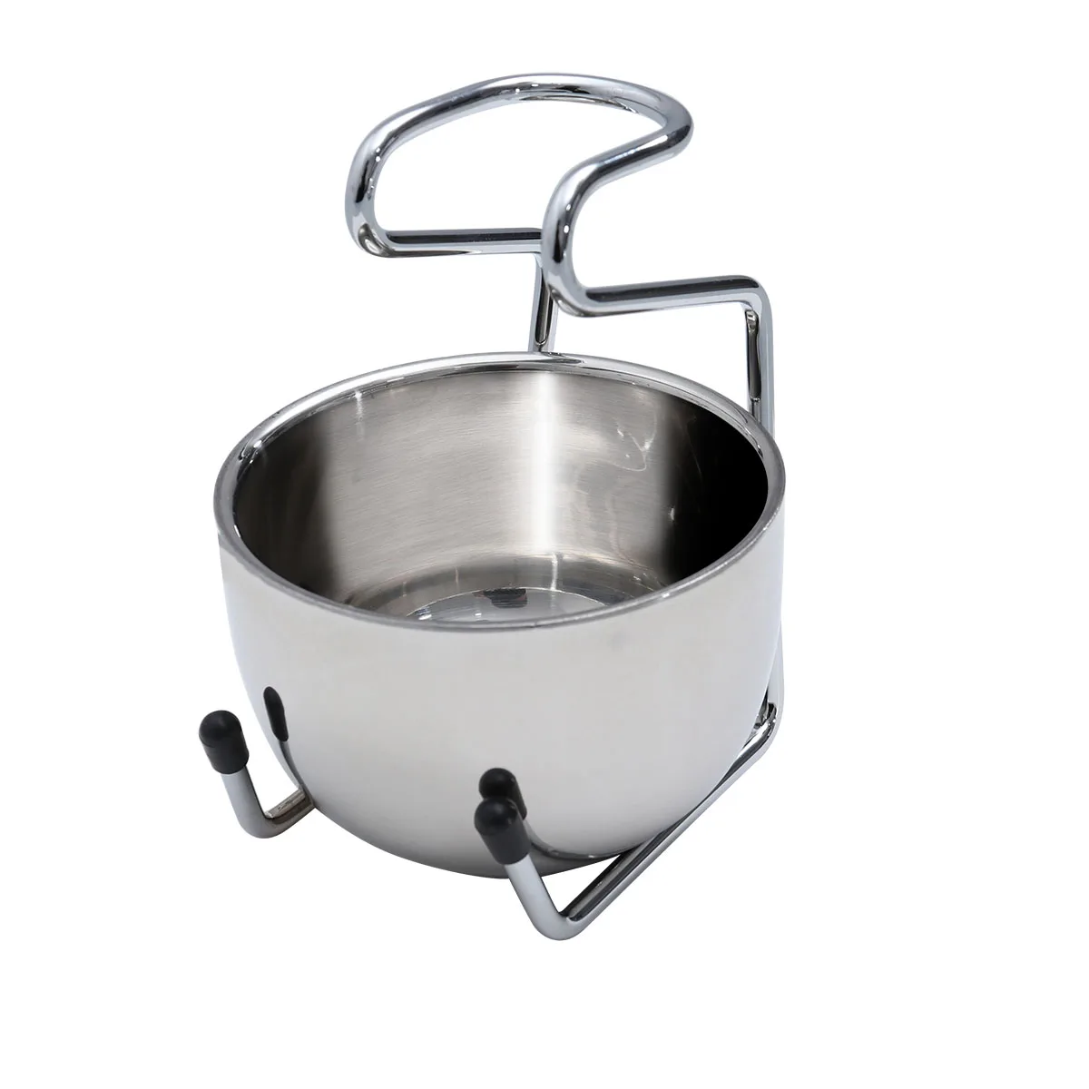 Set de Afeitado de Acero Inoxidable Premium para Hombre, Organizador de Afeitado Húmedo, Soporte, Tazón, Combo para Brocha, Jabón, Almacenamiento, Kit de Cuidado Personal