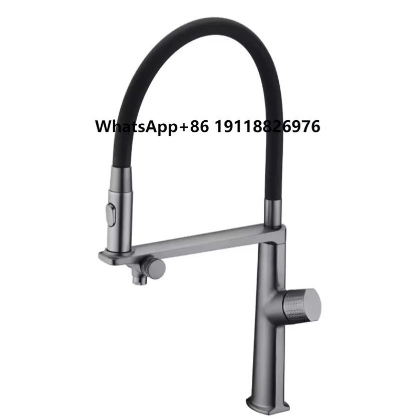 

Выдвижной распылитель с одной ручкой, гибкий смеситель для воды, 3-сторонний очиститель воды, краны, настенный кухонный смеситель, раковина из цинкового материала