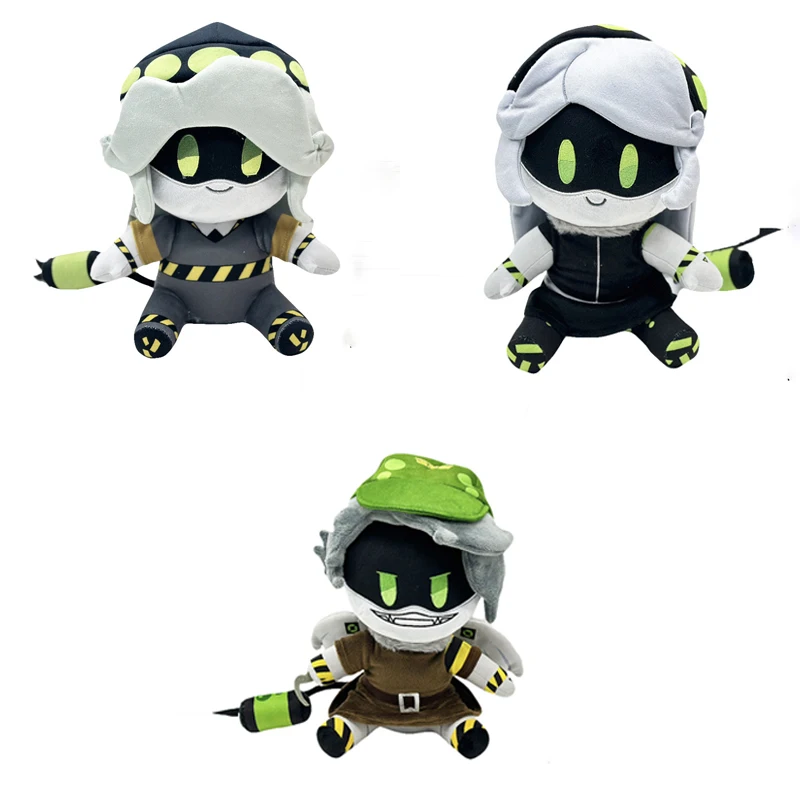 27cm MURDER DRONES Cyn Plush Kawaii Soft Doll Anime Figurine Green Model Collection Room Decoration Christmas Gift For Kid Toys