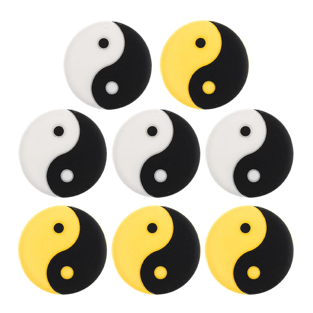 8 Pcs Product Tennis Racket Shock Absorber Absorbers Racquet Dampeners Display Flask