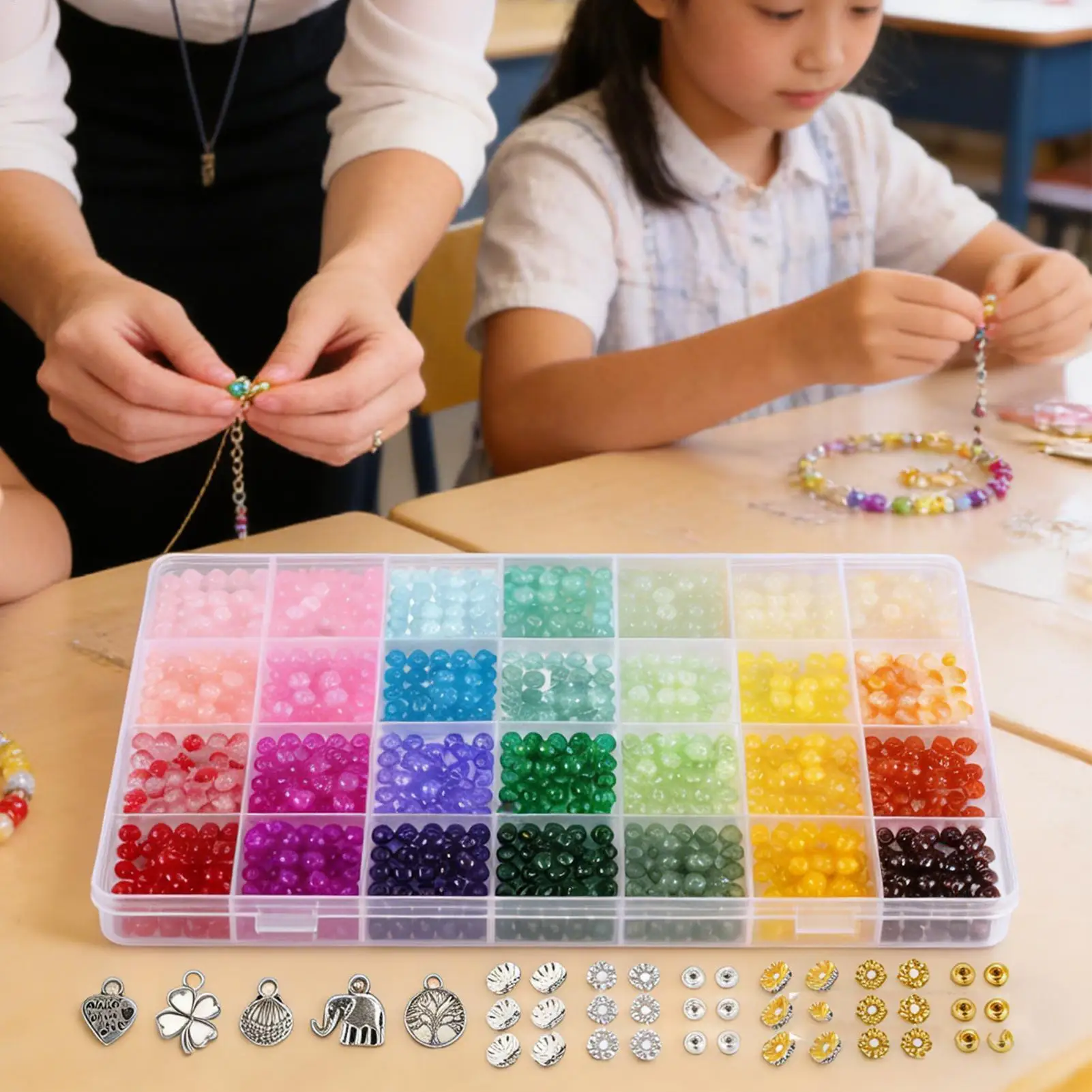 bead-bracelet-kit-28-color-handmade-craft-supplies-girls-bead-crafts-bracelet-making-kit-for-charm-necklace-pendant-keychain
