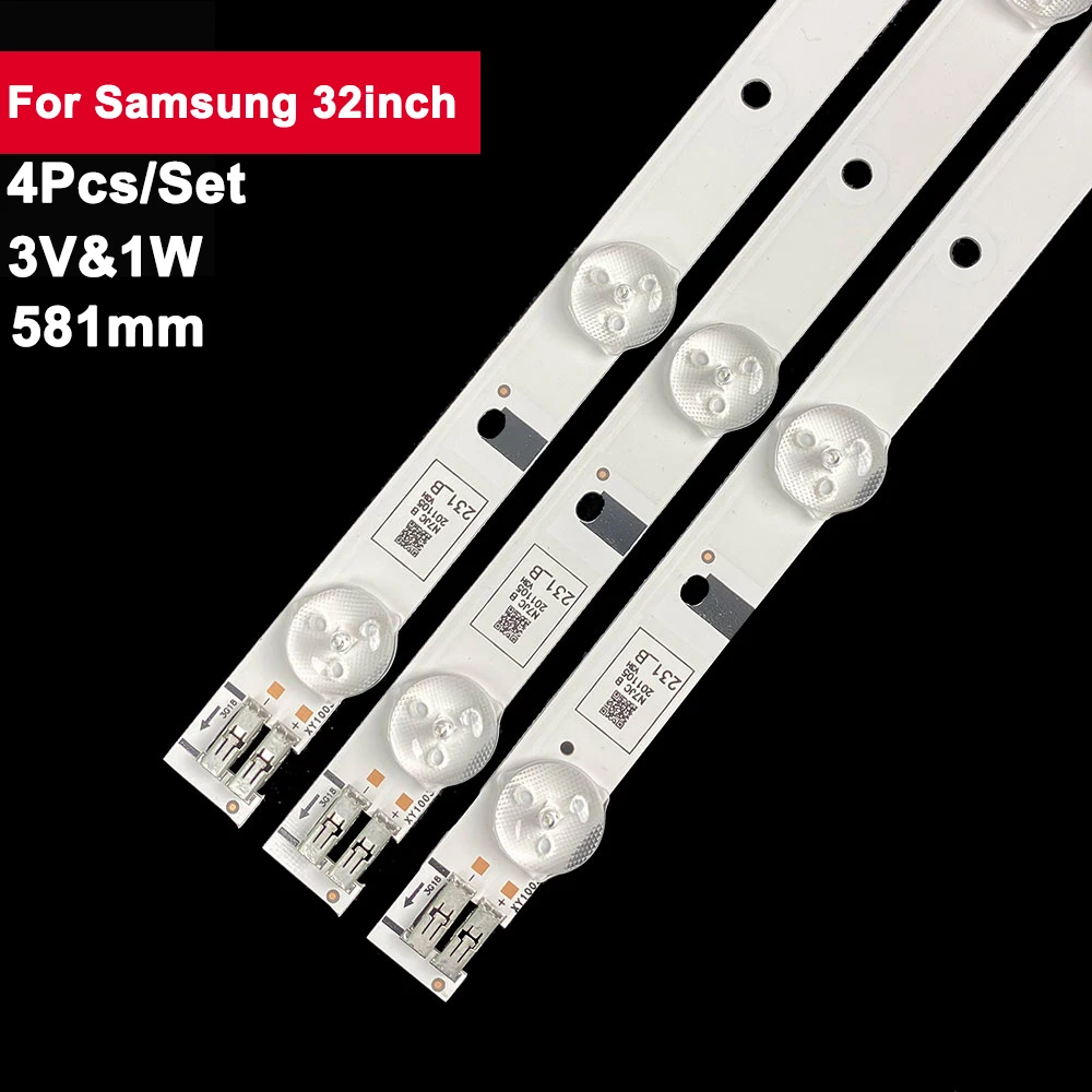 

4pcs TV Led Backlight Strip For SAMSUNG 2012SVS32 3228 HD 08 REV1.6 UA32EH4500 UA32EH4000 UA32EH4030 UN32EH4050 UA32EH4000R