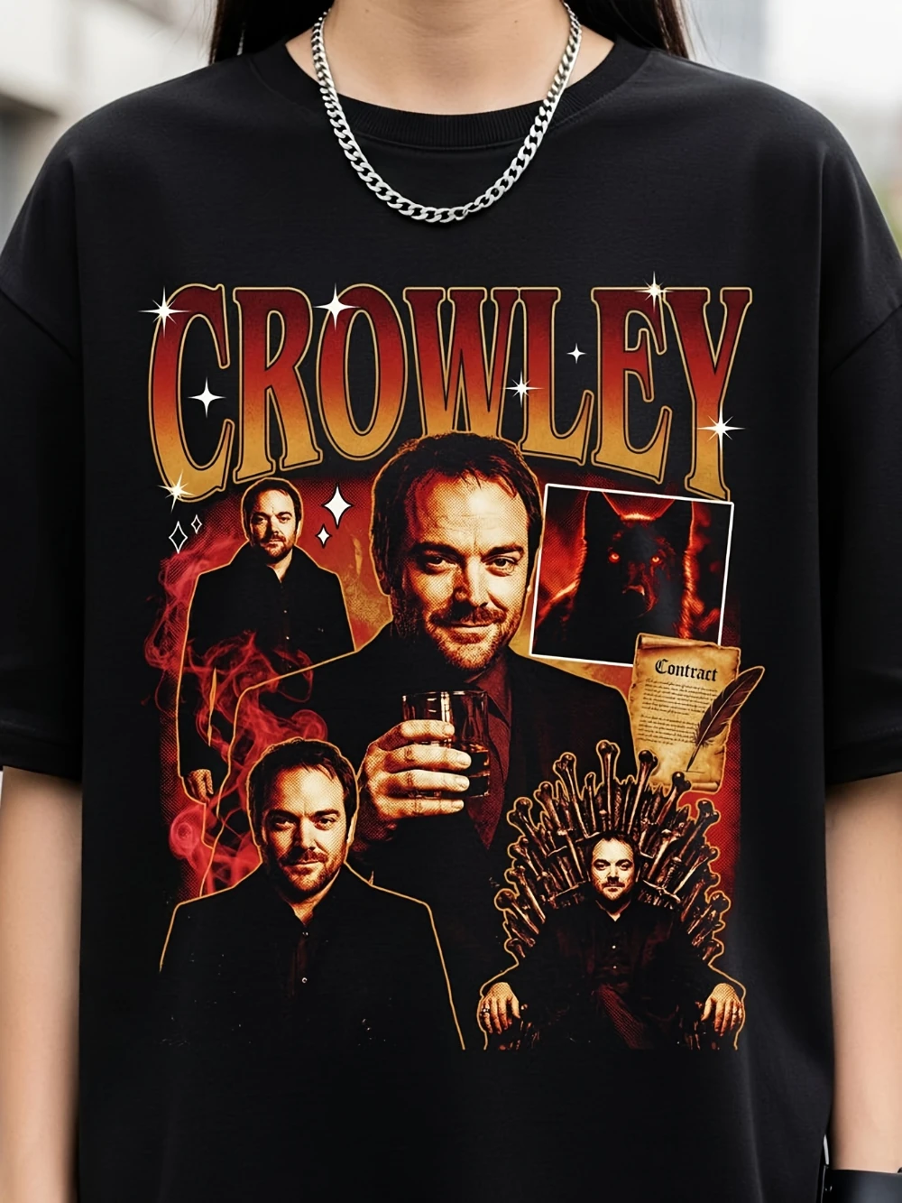 Crowley Shirt, Supernatural Lord of Hell 