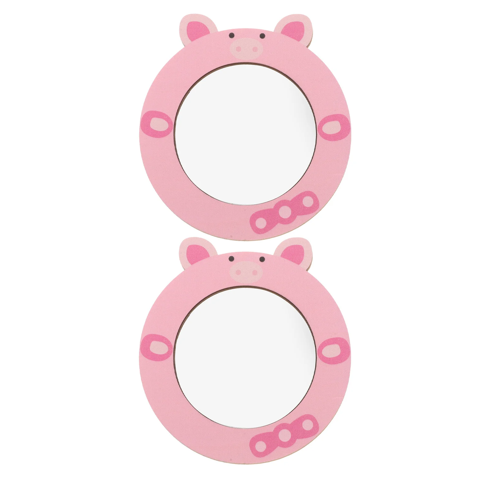 Espelho em Forma de Porquinho para Crianças de 1 a 3 Anos, Atividade Sensorial Divertida para Banho