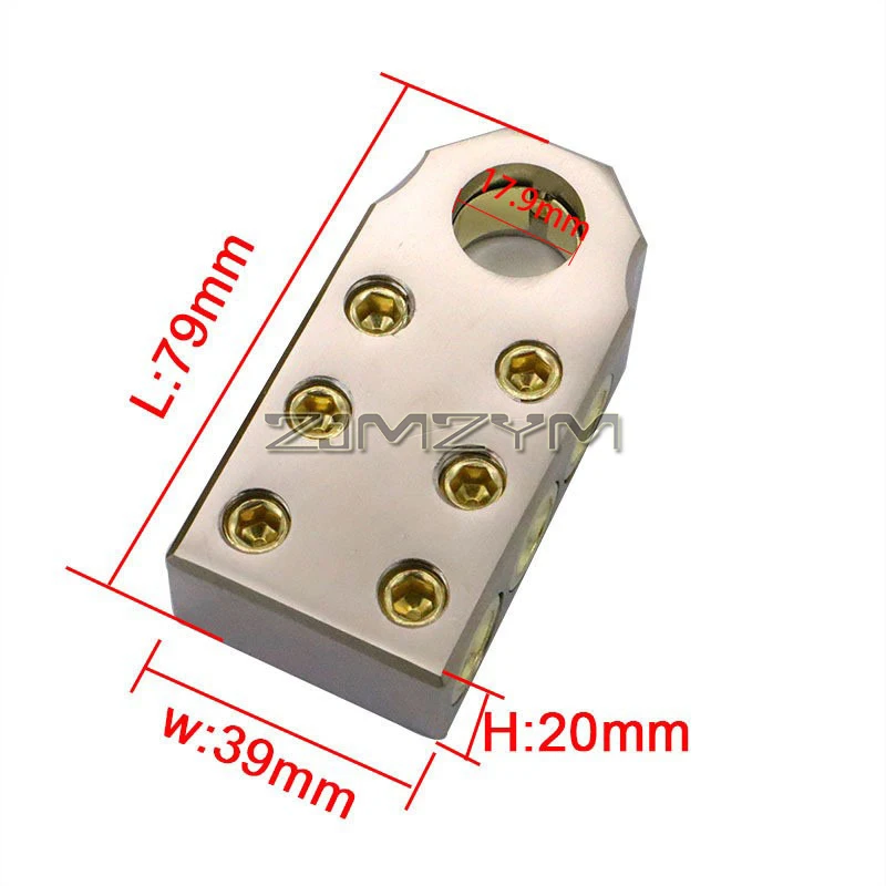 6 Way Top Post Battery Terminal Set, Standard Top Post Battery Terminal Clamp Connector Set