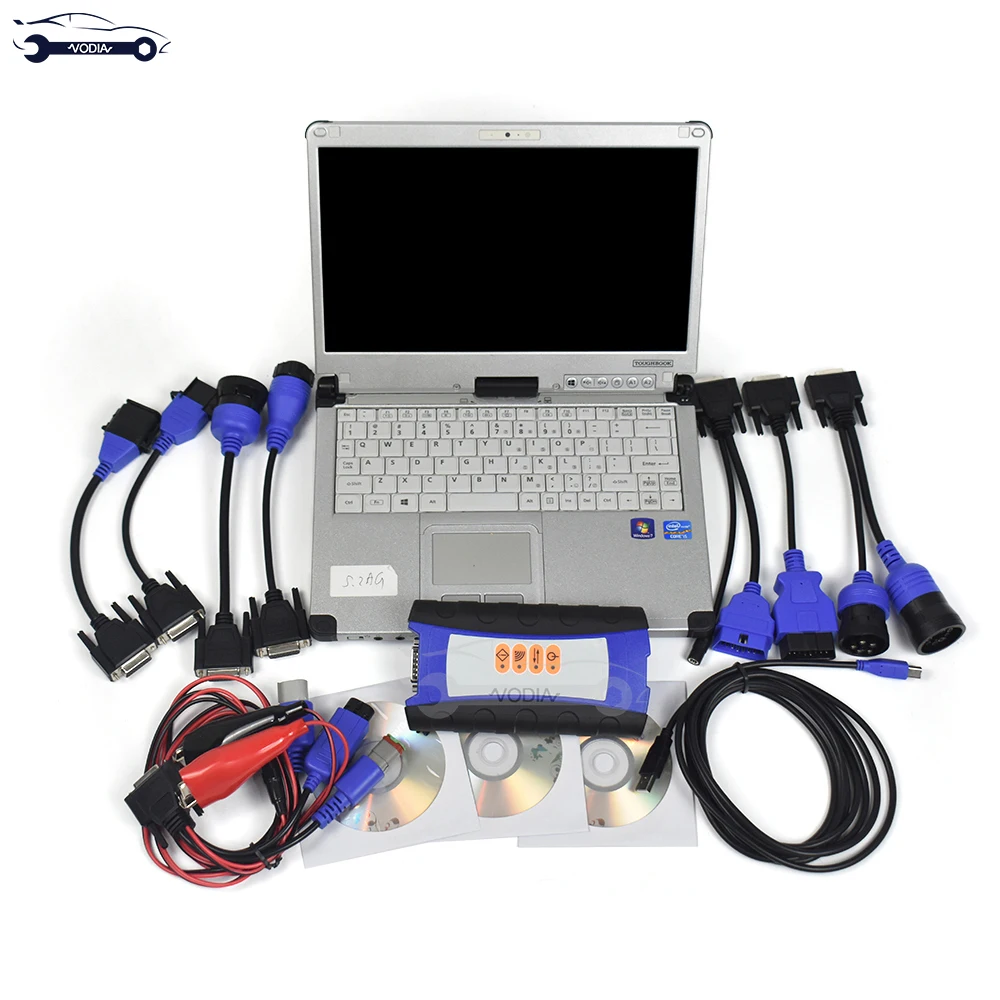 

Toughbook CFC2 laptop New USB Link 2 Truck Diagnostic Scanner BT For Heavy Duty Diagnostics Instrument