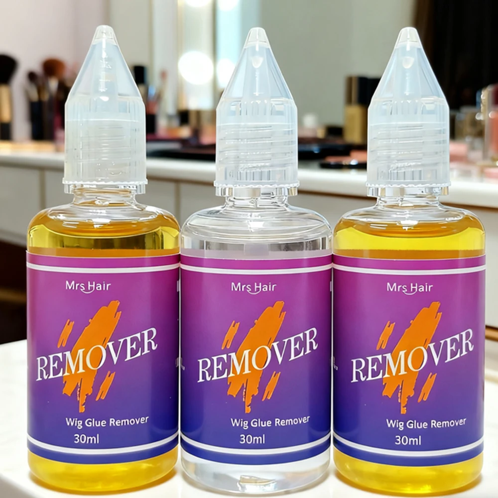 

VADES 10PCS 30ml Adhesives Glue Remover For Skin Tape Hair Extensions/Lace Wig Glue/Toupee/Tape Hair Extensions remover