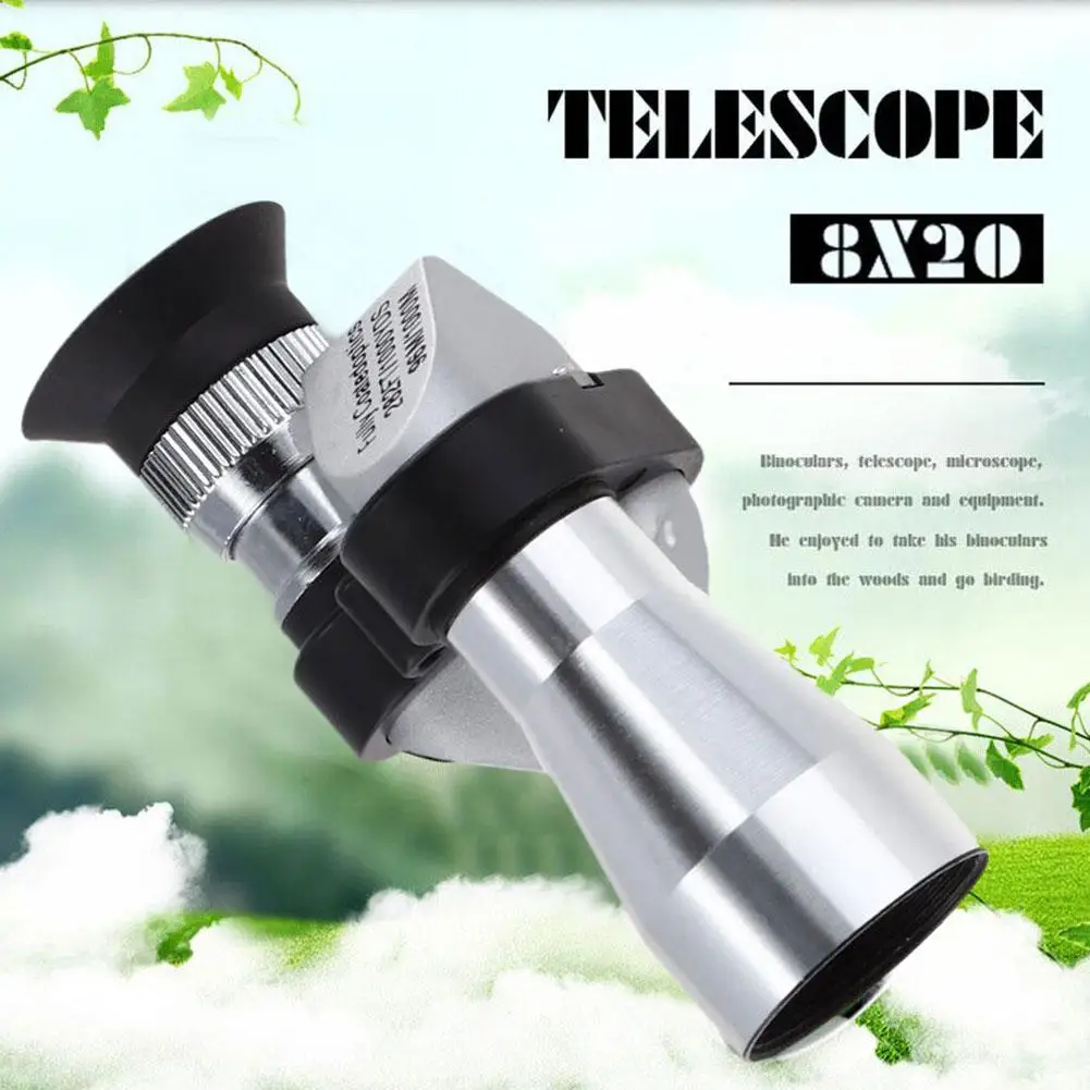 Mini Pocket Monocular Telescope Outdoor Camping Portable Telescope For Hunting Mountaineering Hike Birdwatching L3R7